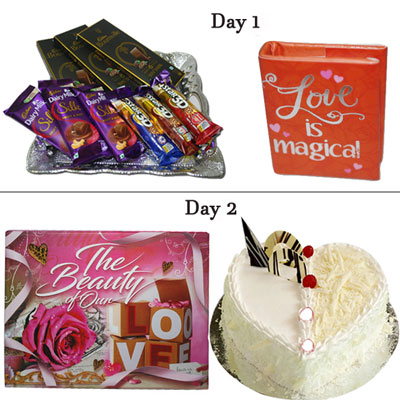 "Beauty of Love  (Multi day Hamper ) - Click here to View more details about this Product